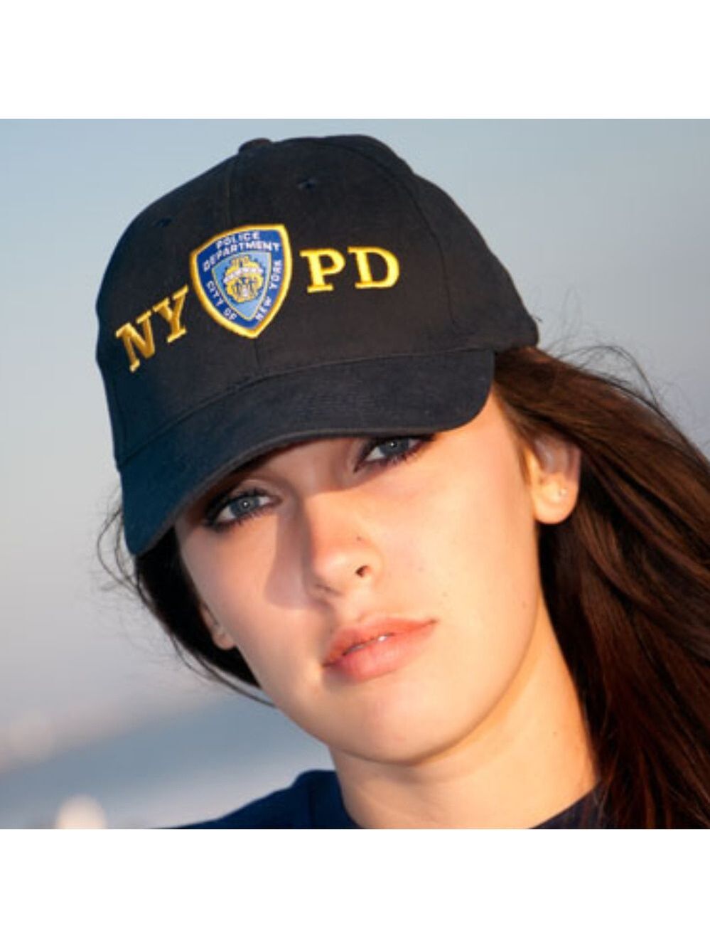 Navy NYPD Shield Hat baseball cap unisex NWT - Picture 7 of 8
